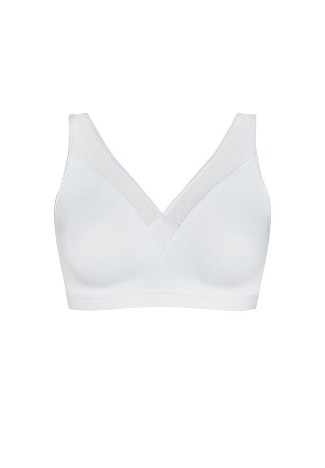 Cooling Wire Free Bra, WHITE, alternate image number null
