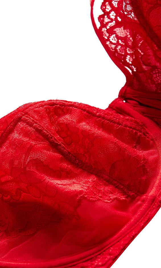 Manon Underwire Bra - rose red, ROSE, alternate image number 4