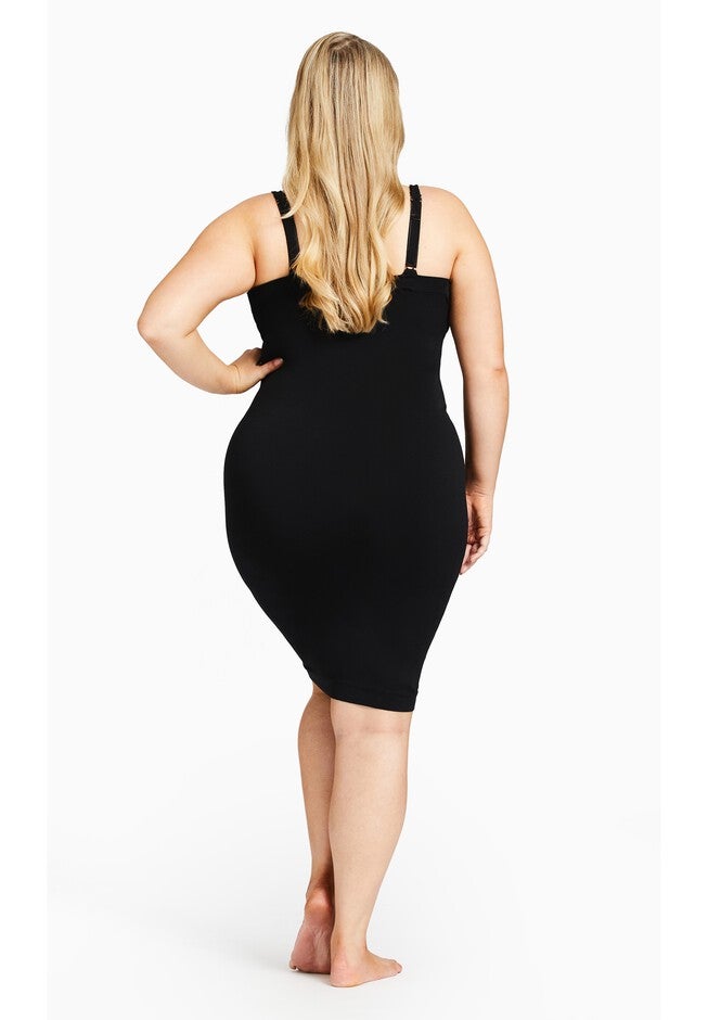 Seamless Shaper Slip, BLACK, on-hover image number null