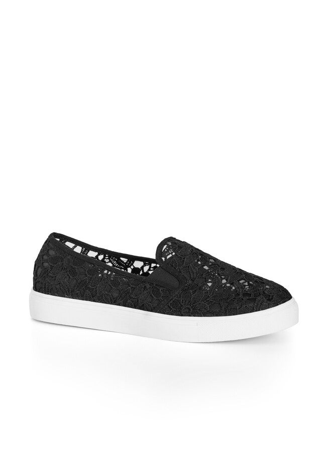 Lacy Slip On, BLACK, hi-res image number null