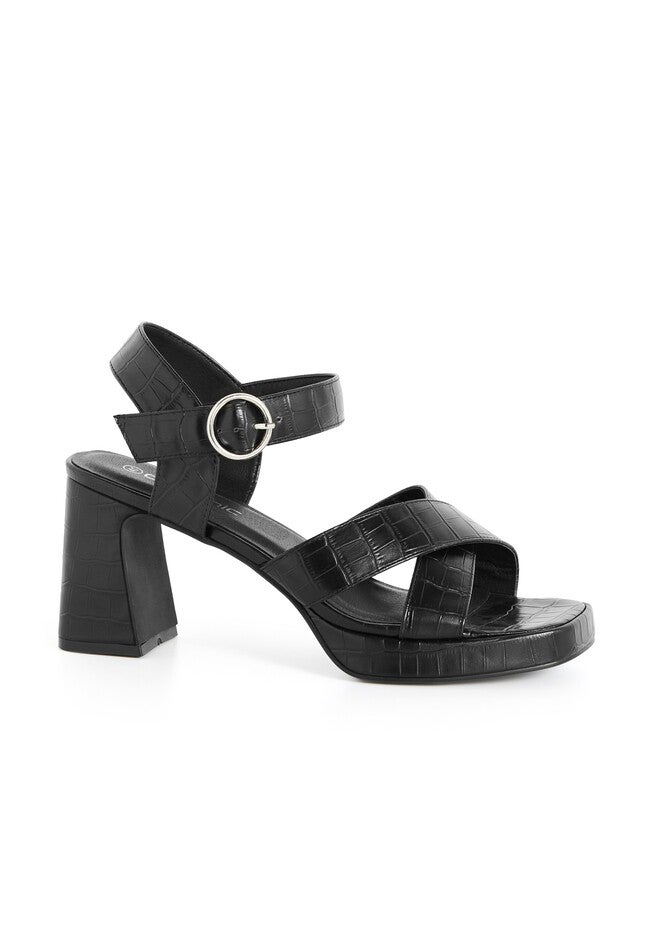 WIDE FIT Josie Platform - black, BLACK, on-hover image number null