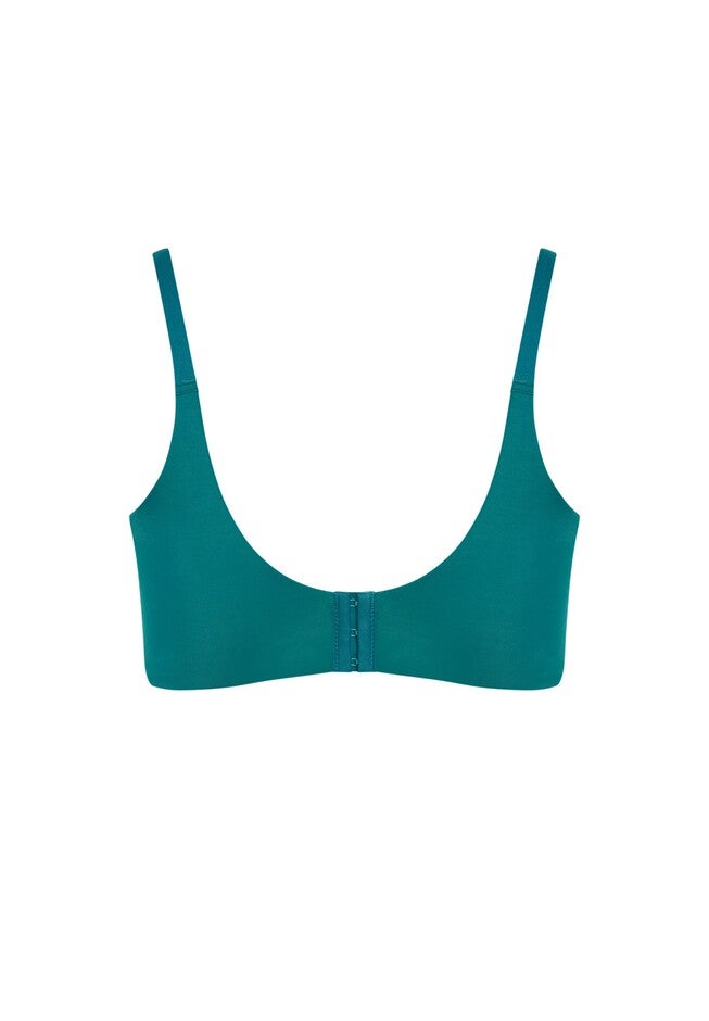 Fashion Smooth Back Bra, DEEP TEAL, alternate image number null