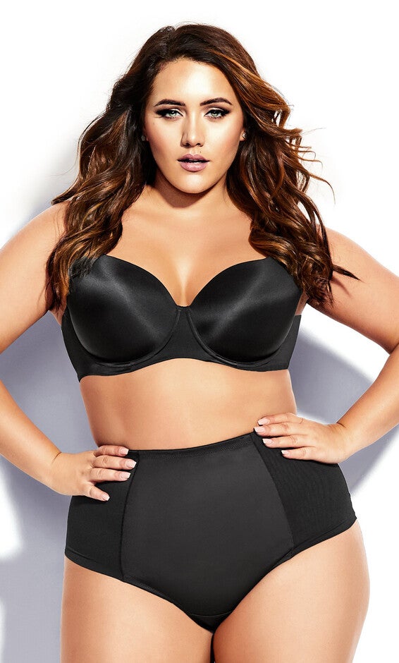 Smooth & Chic Control Thong - black, BLACK, alternate image number null