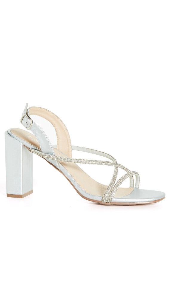Sparkle Glitz Heel - silver, SILVER, hi-res image number 0