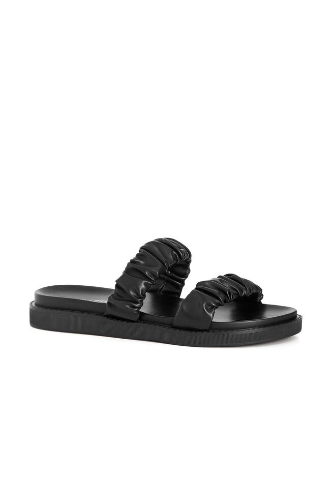 WIDE FIT Lille Slide - black, BLACK, hi-res image number null