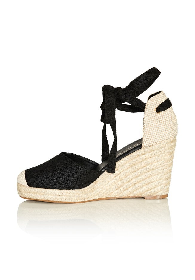 Sage Wedge - black, BLACK, alternate image number null