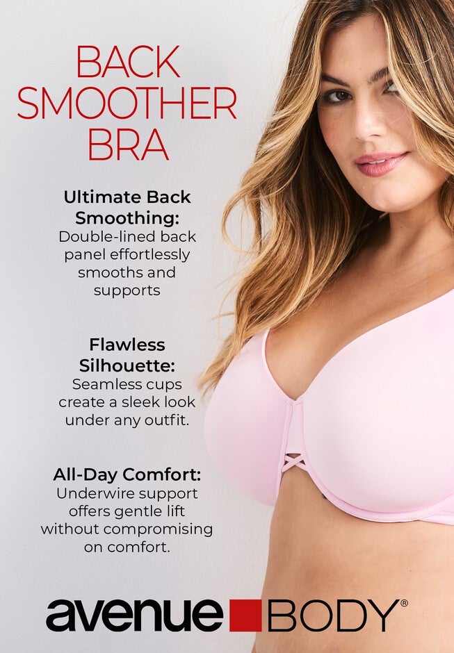 Back Smoother Bra, BLACK, alternate image number null