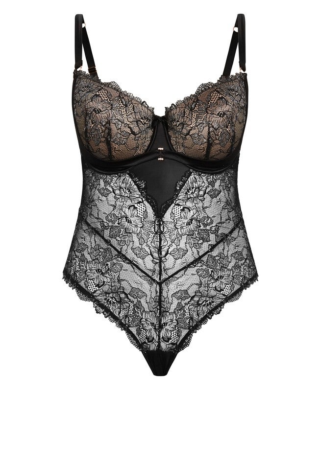 Renay Bodysuit - black, BLACK, alternate image number 4