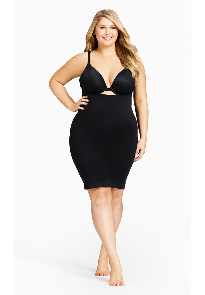 Seamless Shaper Slip, BLACK, hi-res image number null