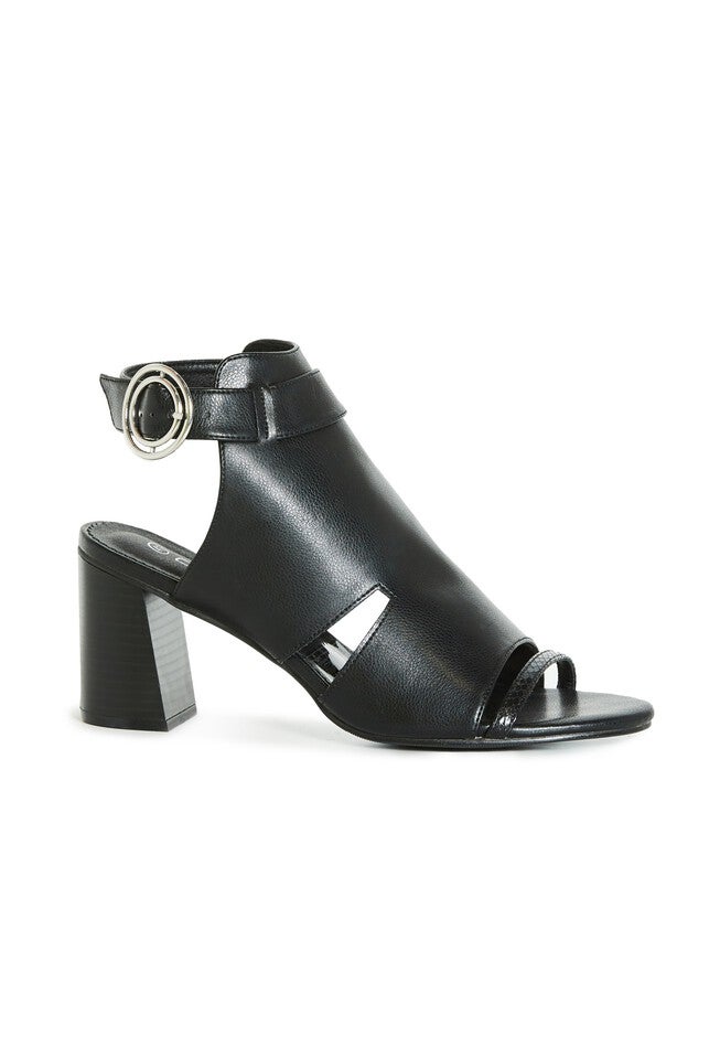 WIDE FIT Buckle Leona Shootie - black, BLACK, hi-res image number 0