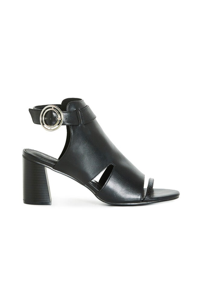 WIDE FIT Buckle Leona Shootie - black, BLACK, on-hover image number 1