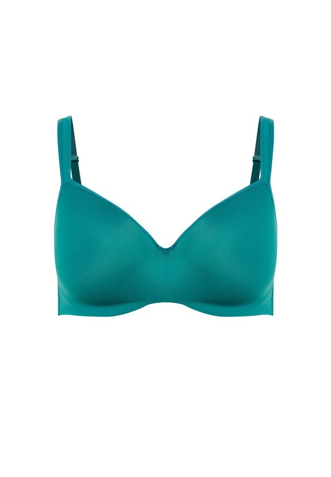 Fashion Balconette Bra, DEEP TEAL, alternate image number null