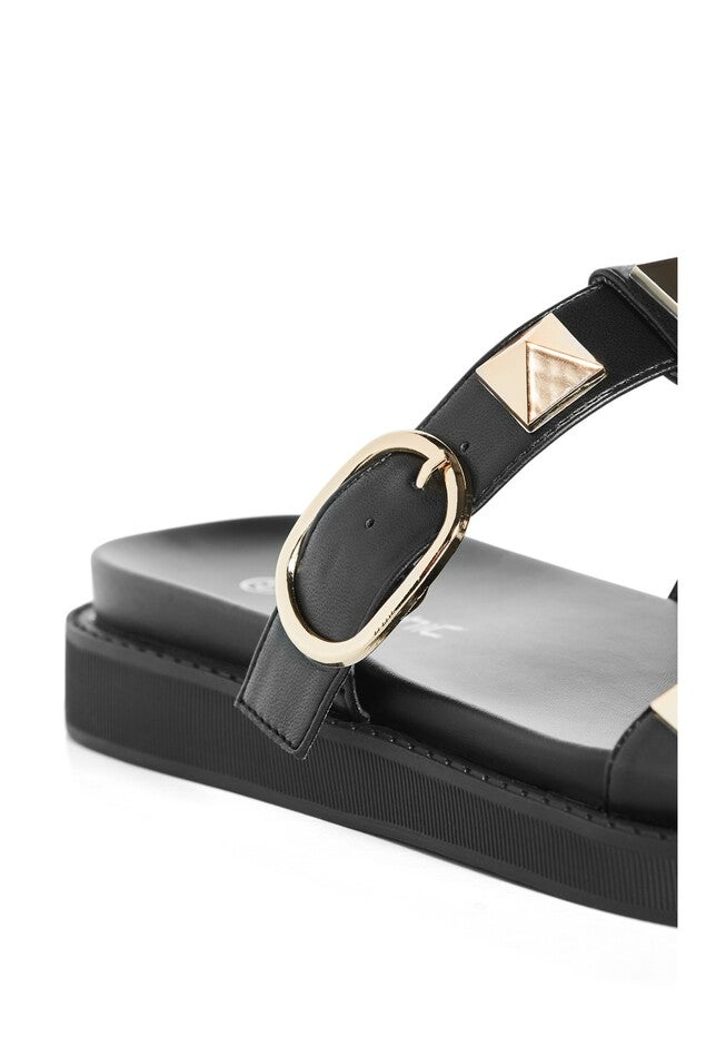 WIDE FIT Totally Spike Slide - black, BLACK, alternate image number null