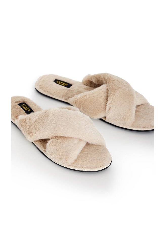 Jojo Cross Slipper, CREAM, alternate image number null