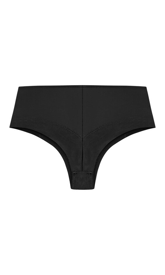 Smooth & Chic Control Thong - black, BLACK, alternate image number null