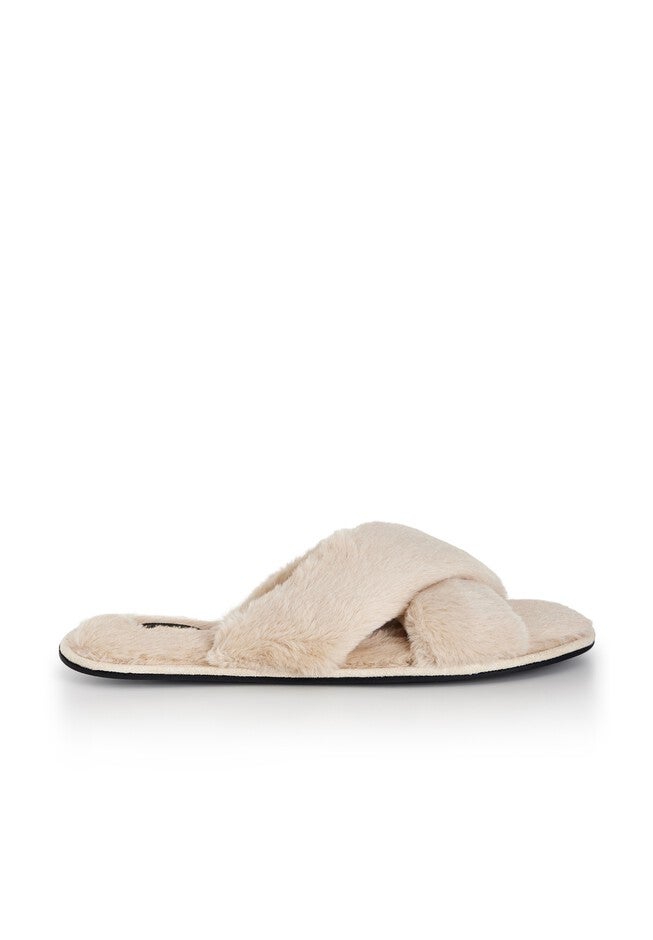 Jojo Cross Slipper, CREAM, on-hover image number null