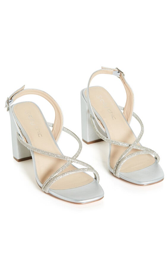 Sparkle Glitz Heel - silver, SILVER, alternate image number 6