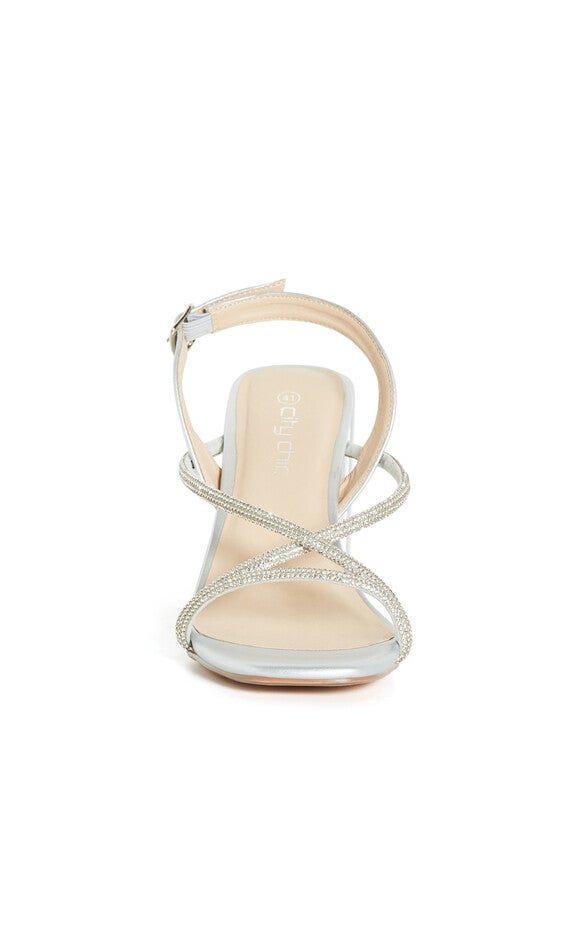 Sparkle Glitz Heel - silver, SILVER, alternate image number 5