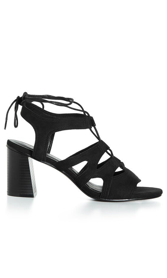 WIDE FIT Strap Lacey Heel - black, BLACK, alternate image number 2