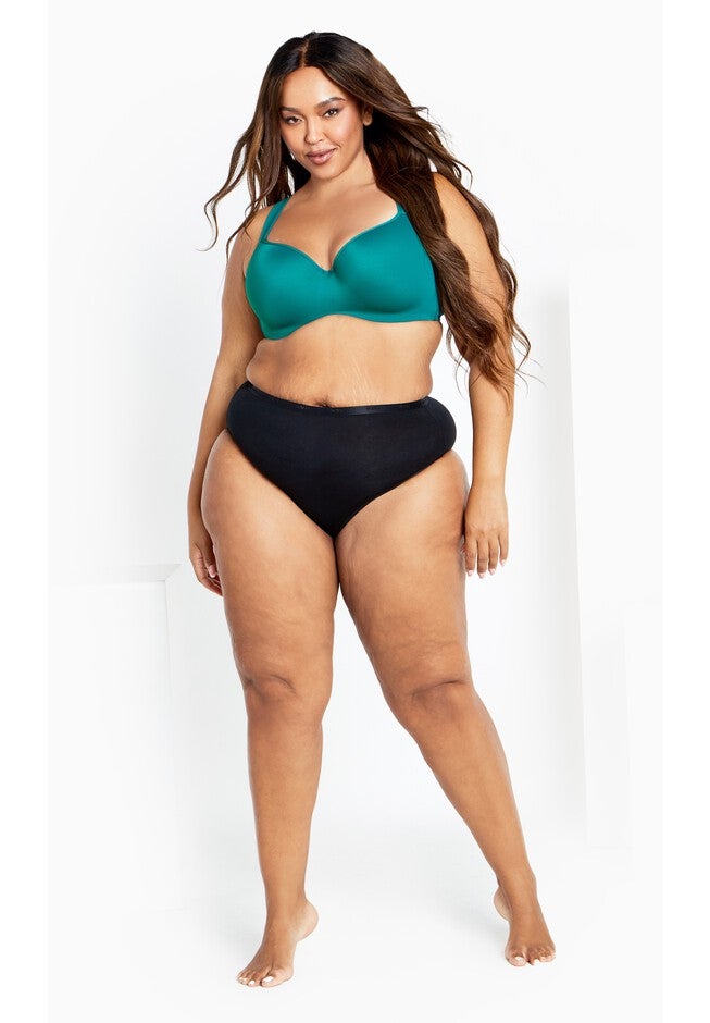 Fashion Balconette Bra, DEEP TEAL, alternate image number null