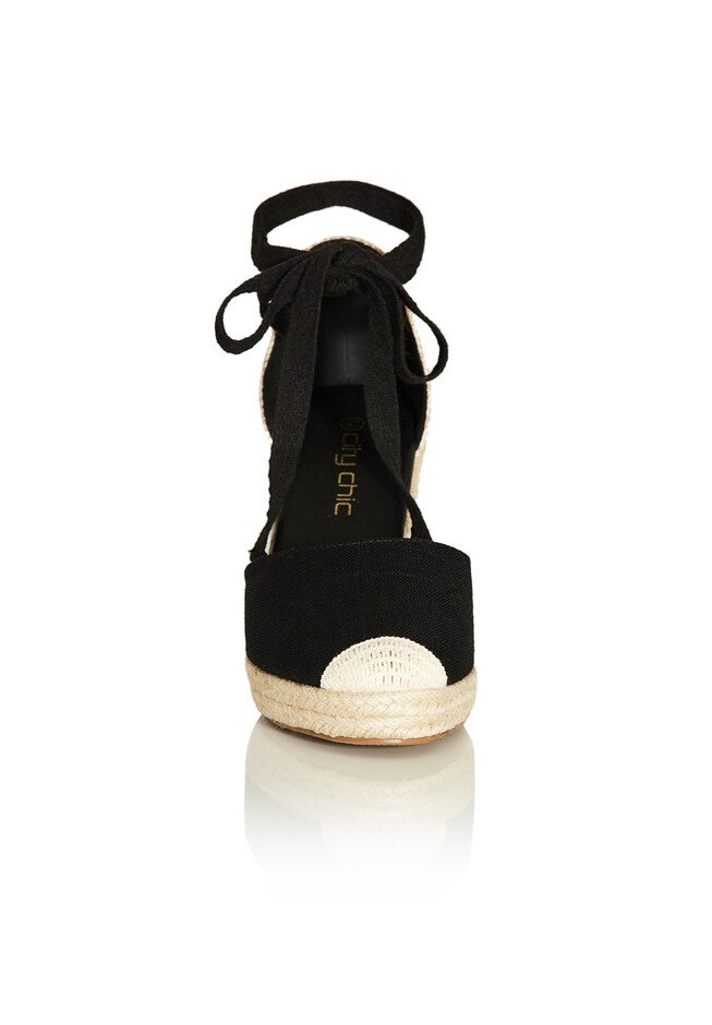 Sage Wedge - black, BLACK, alternate image number null
