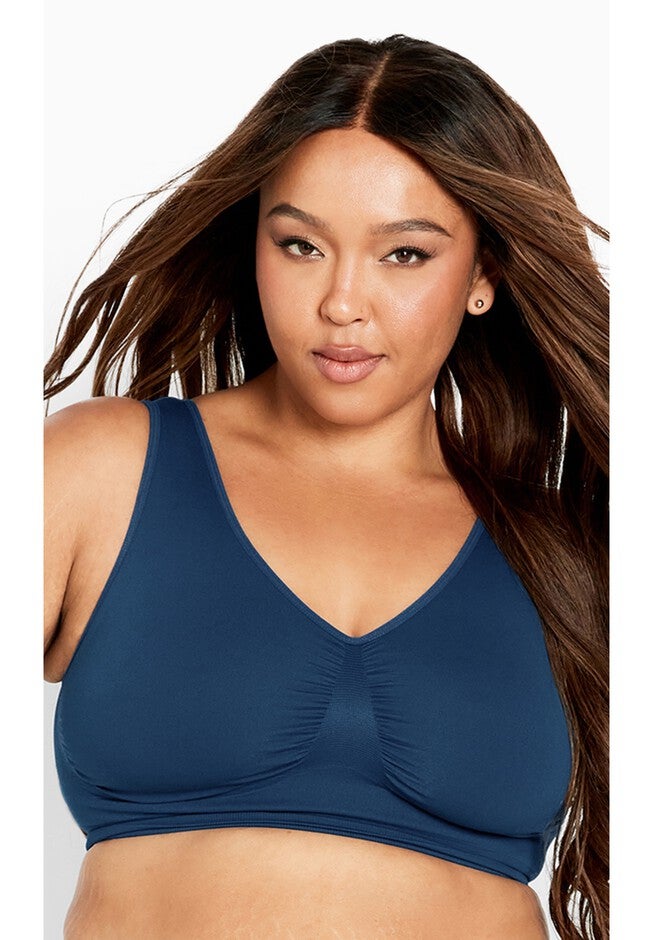 Fashion Seamless Bra, POSEIDON, hi-res image number null