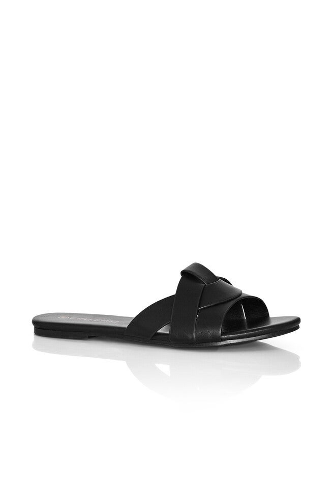 WIDE FIT Spark Slide - black, BLACK, hi-res image number null