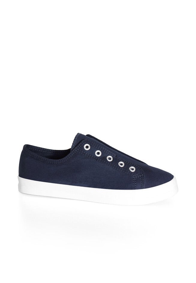 Laceless Sneaker, NAVY, hi-res image number 0