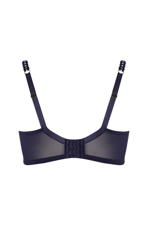 Leyla Contour Bra - french navy, BLUE, alternate image number 4