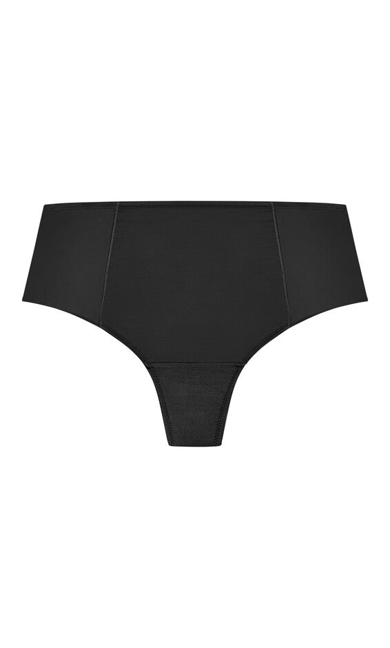 Smooth & Chic Control Thong - black, BLACK, alternate image number null