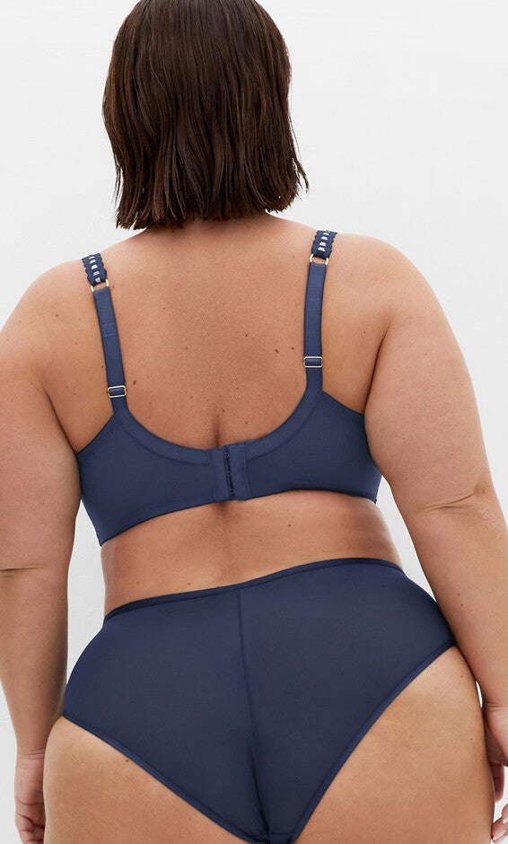 Leyla Contour Bra - french navy, BLUE, alternate image number 2