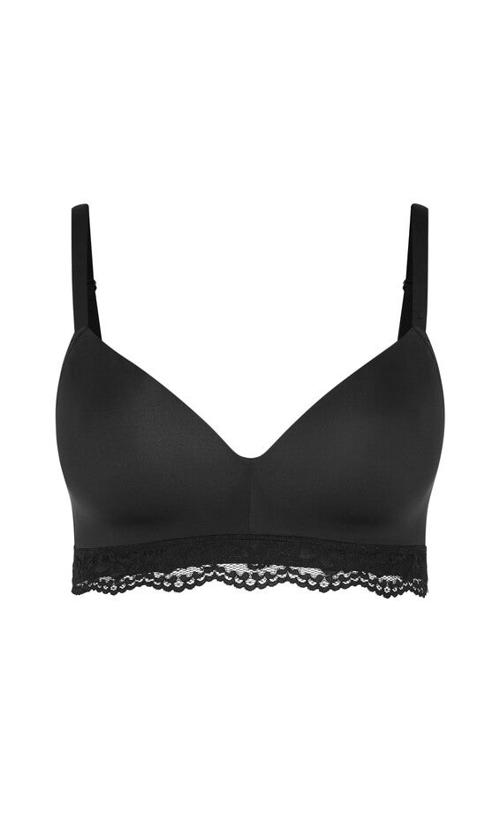 Signature Wireless Bra - black, BLACK, alternate image number null