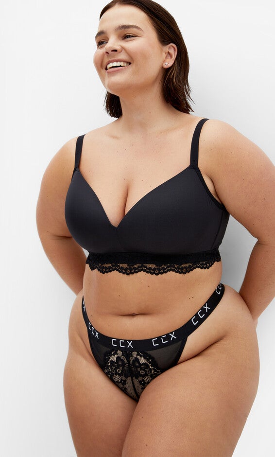 Signature Wireless Bra - black, BLACK, hi-res image number null
