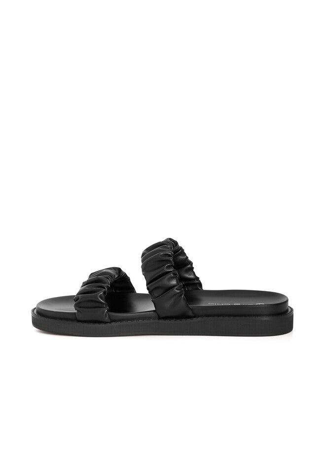 WIDE FIT Lille Slide - black, BLACK, alternate image number null