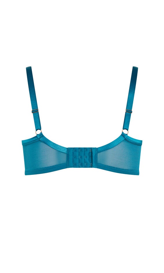 Kristin Demi Underwire Bra - teal, TEAL, alternate image number null