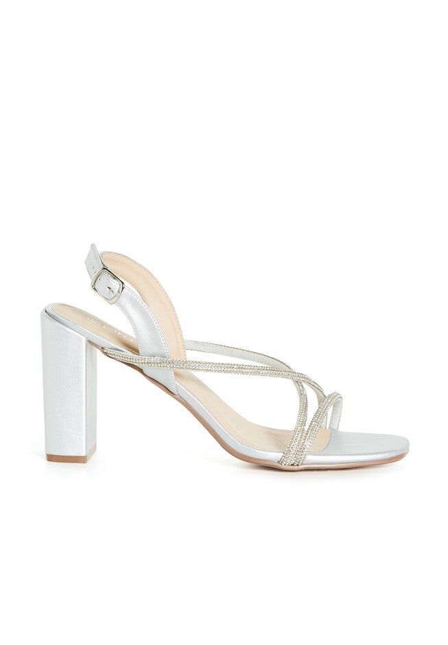 Sparkle Glitz Heel - silver, SILVER, on-hover image number 1