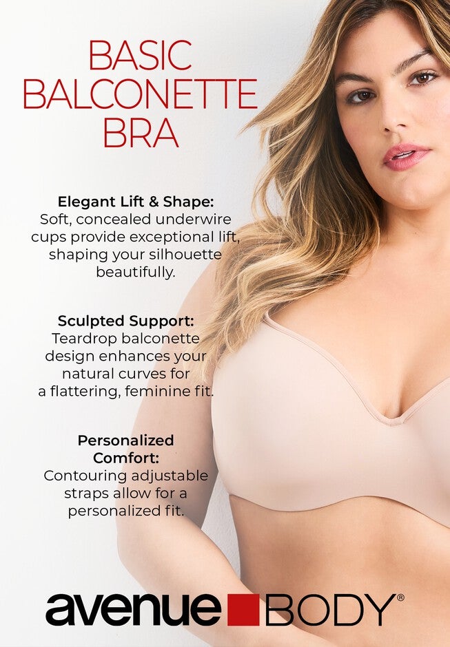 Basic Balconette Bra, NATURAL, alternate image number null