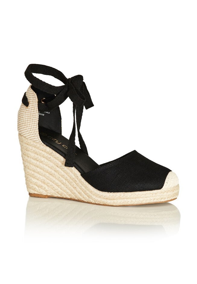 Sage Wedge - black, BLACK, hi-res image number null