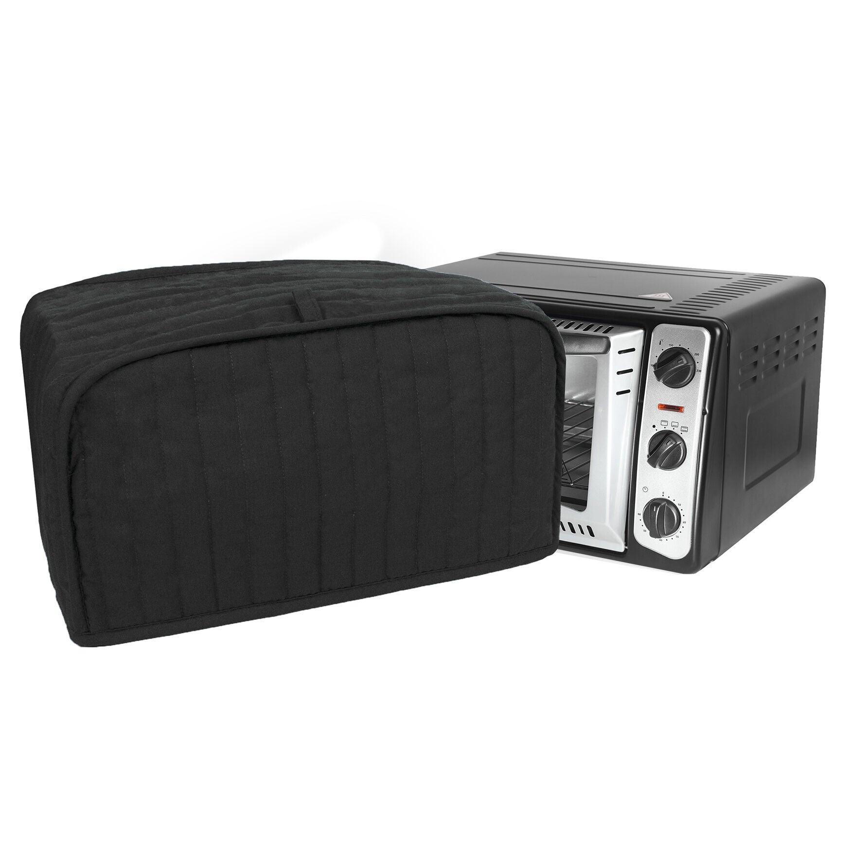 Toaster Oven, Broiler Cover, BLACK, hi-res image number 0