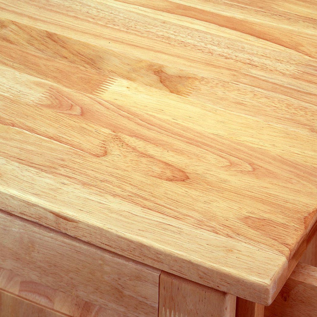 Large Natural Finish Create a Cart with Wood Top , , on-hover image number 1