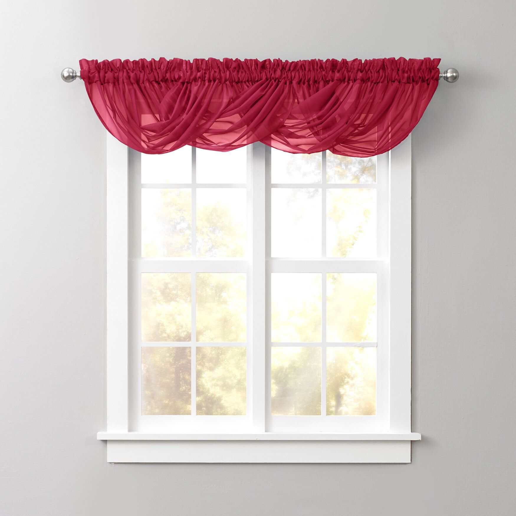 BH Studio Sheer Voile Toga Valance