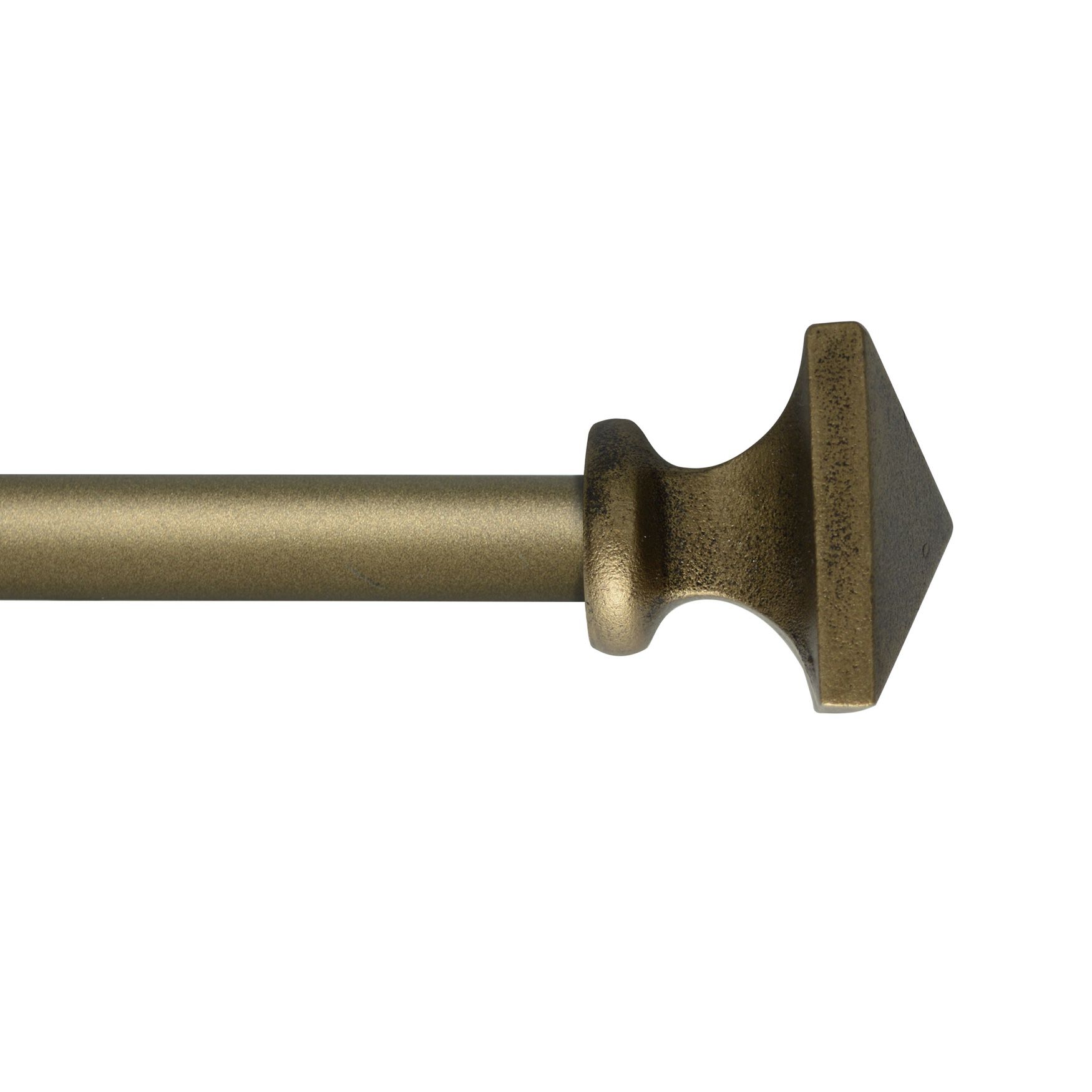 Heritage Leeds Window Curtain Rod Set Window, ANTIQUE GOLD, hi-res image number 0