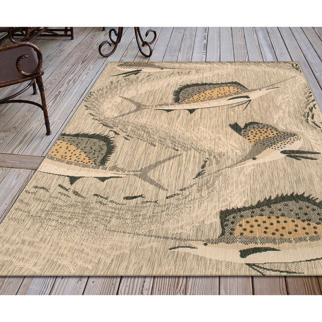 Liora Manne Portofino Sailfish Indoor/Outdoor Rug | Swimsuits For All
