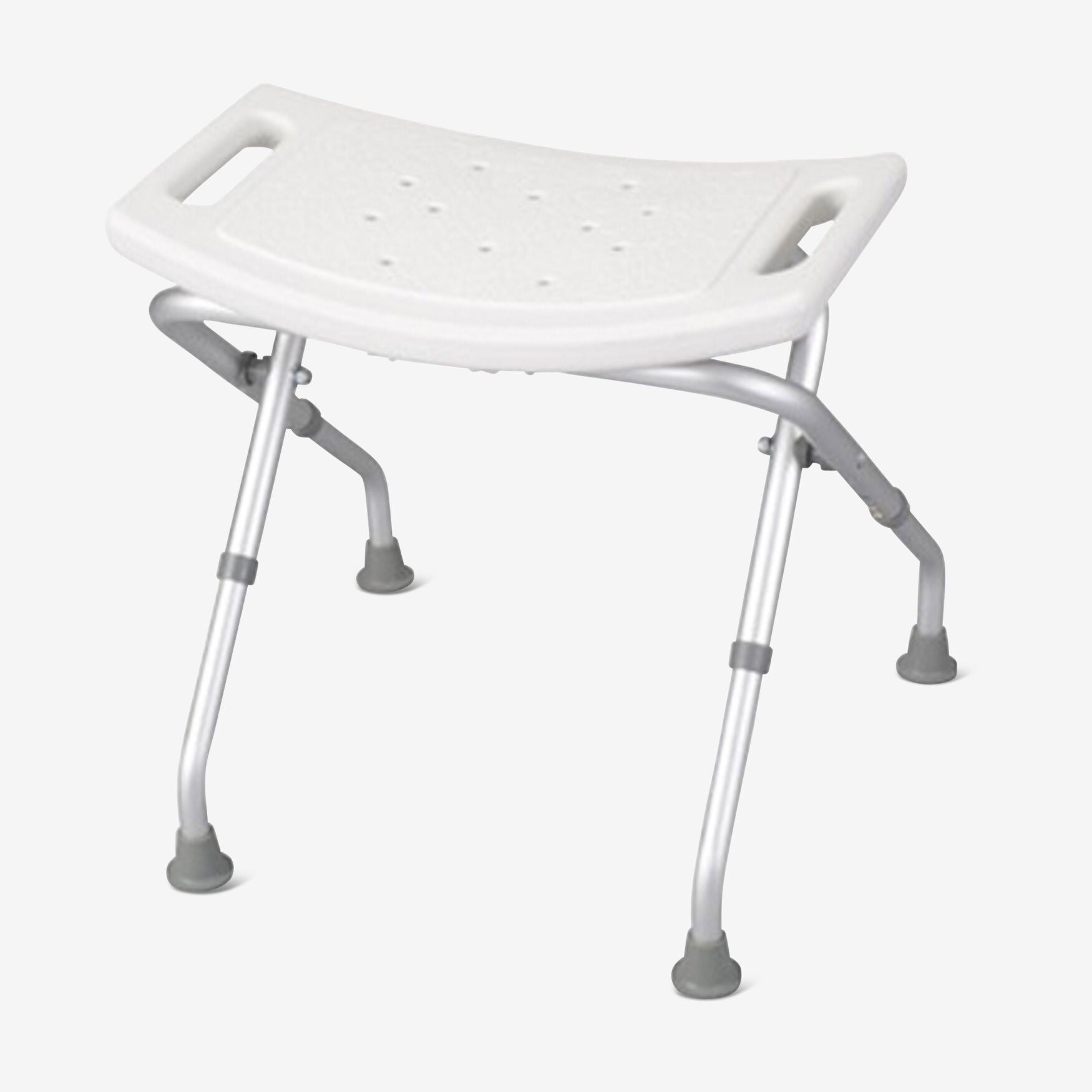 300 lbs. Weight Capacity Folding Shower Chair, WHITE, hi-res image number 0