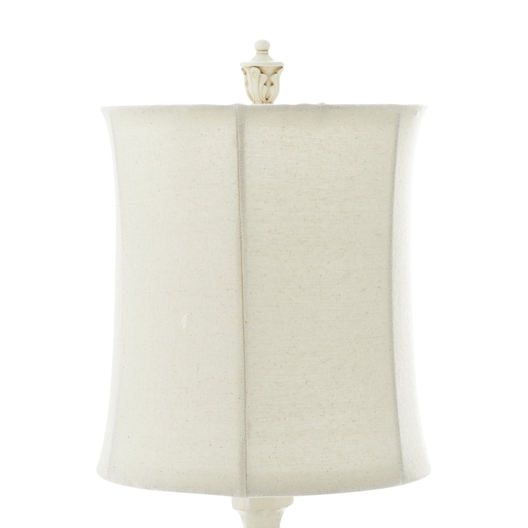 White Polystone Coastal Buffet Lamps, , alternate image number 5