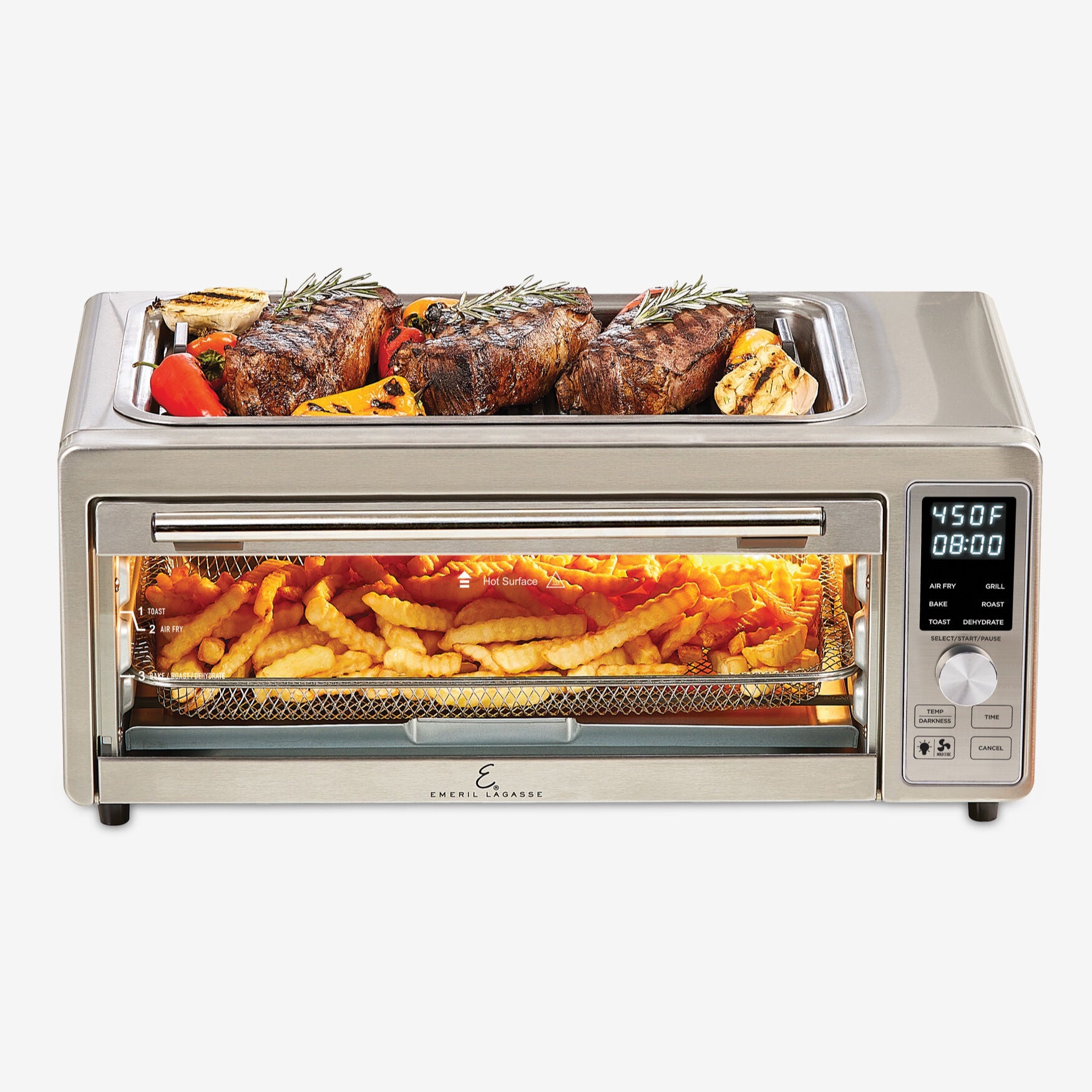 Emeril Lagasse Power Grill 360TM, STAINLESS, hi-res image number 0