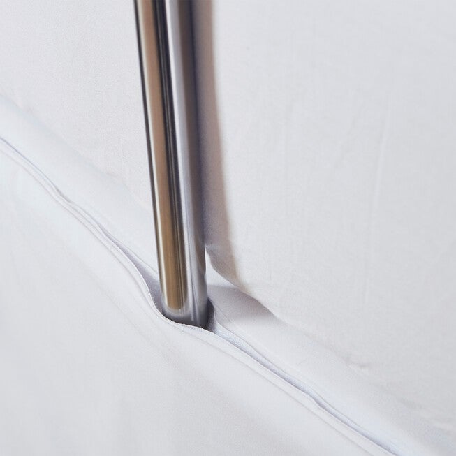 Bed Maker's Adjustable Bed Wrap-Around 15 inches" Tailored Bedskirt , , alternate image number null