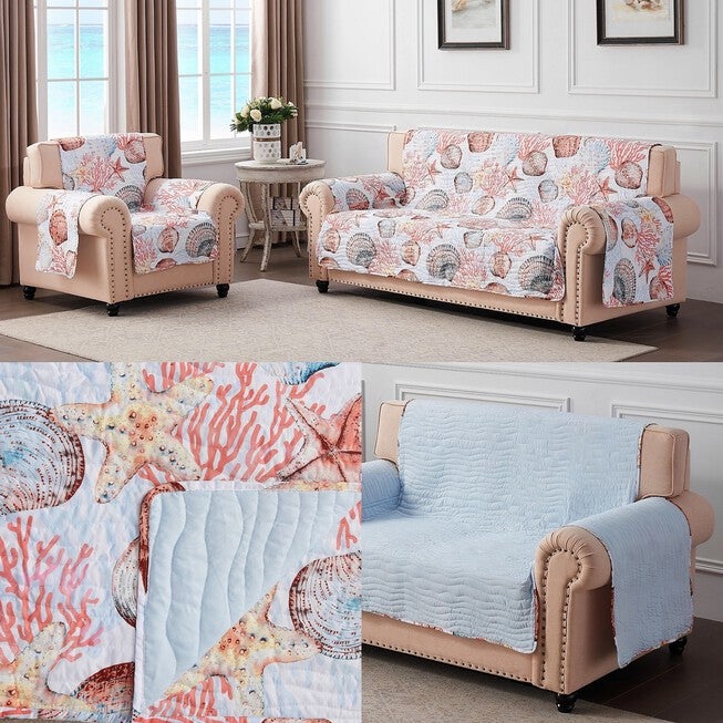 Beach Days Arm Chair Furniture Protector, , alternate image number null