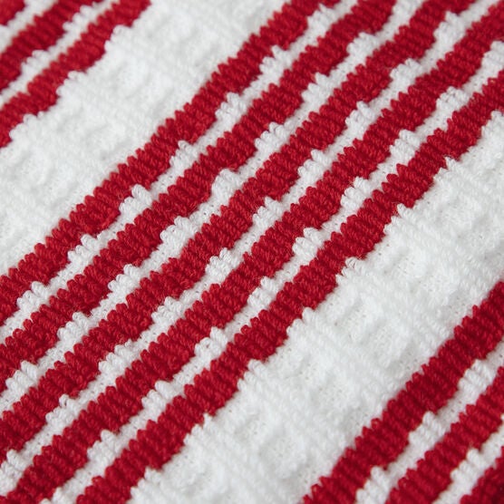 Solid & Stripe Waffle Terry Kitchen Towels, Set Of 4 Towel, , on-hover image number null