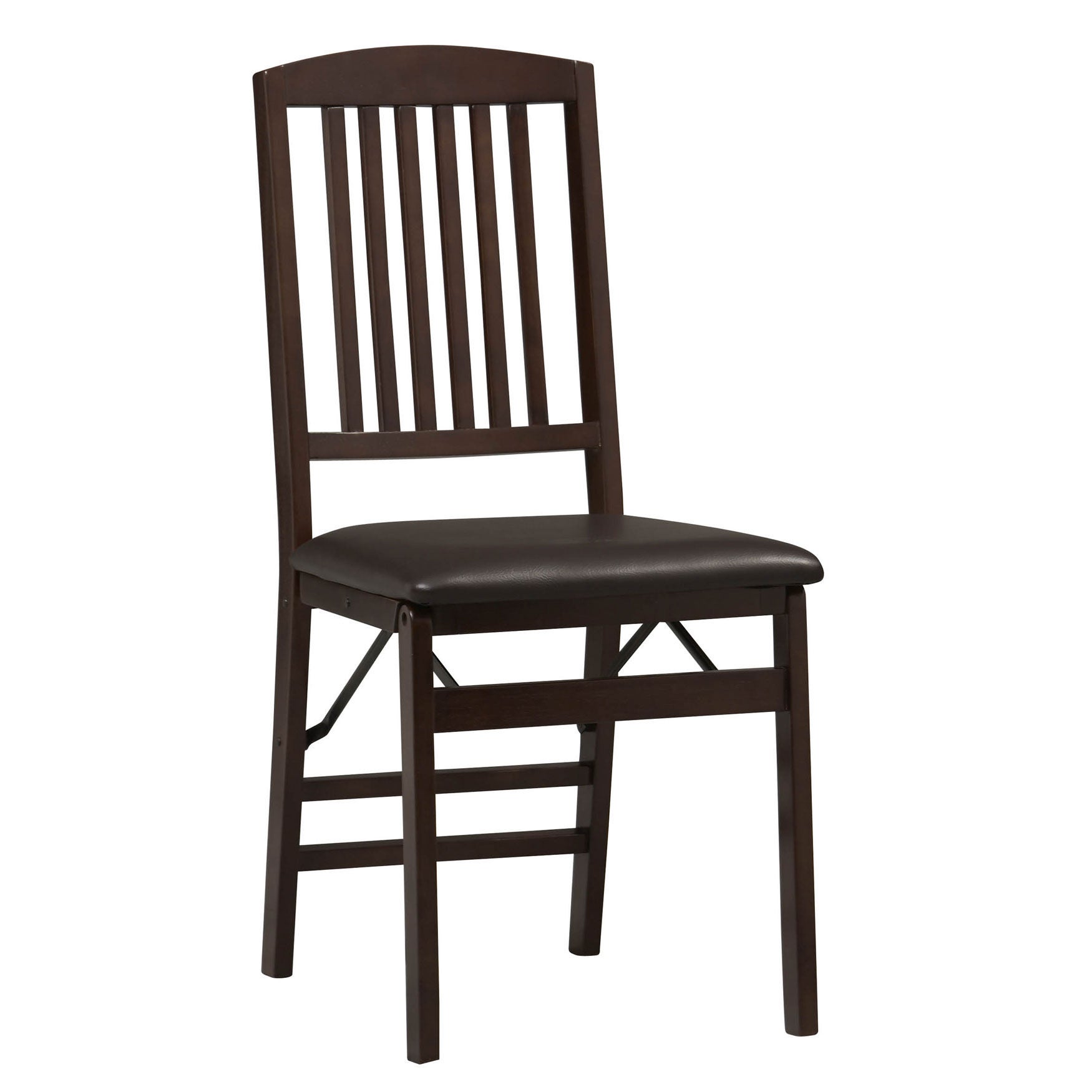 Mission Back Folding Chair, ESPRESSO, hi-res image number 0